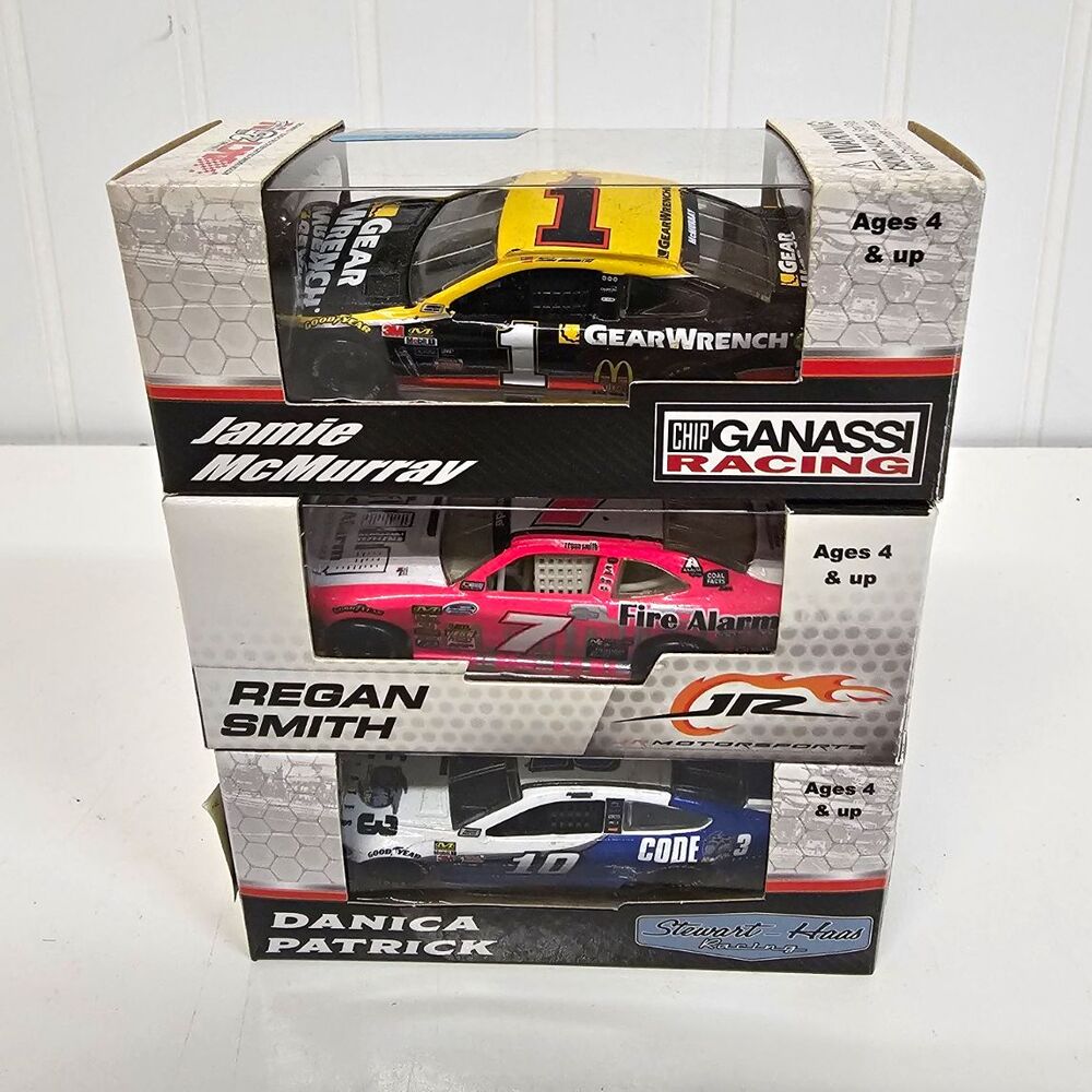 Action Racing Collectables 1/64 Danica Patrick, Regan Smith, & Jamie McMurray